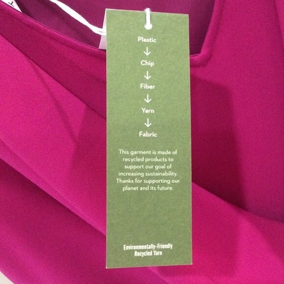 Trina Turk Magenta Sheath Dress Horizon Sz 2 New Sleeveless Shawl Back Detail - Picture 4 of 6